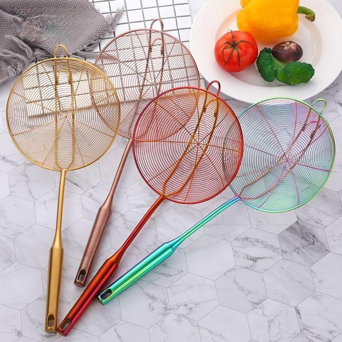 Wholesale Kitchen Tools Pasta Colander 304 Stainless Steel Kitchen Cooking Strainer Colander