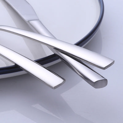 Buyer star Elegant Tableware Cutlery Set Stainless Steel Flatware Include Knife/Fork/Spoon