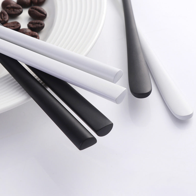 Buyer Star 10 Pairs Stainless Steel Chinese Traditional Chopsticks and Spoon 18/10 Flatware For Sushi Food Noodle Kitchen Hashi