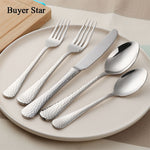 Buyer Star 18/10 Flatware Set Cutlery Anti skid Handle Silverware