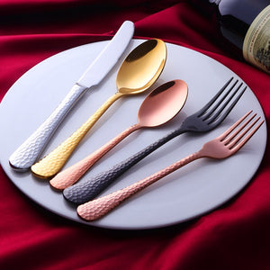 Buyer Star Bulk Sliver Stainless Flatware Set Mirror Polish Kitchen Hotel Party Cutlery Set