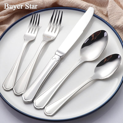 Buyer Star Silverware Set Stainless Steel  Flatware