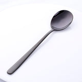 Buyer Star Dinner Spoon 6-Piece Colorful Long Handle Dessert Tea Coffee Spoon
