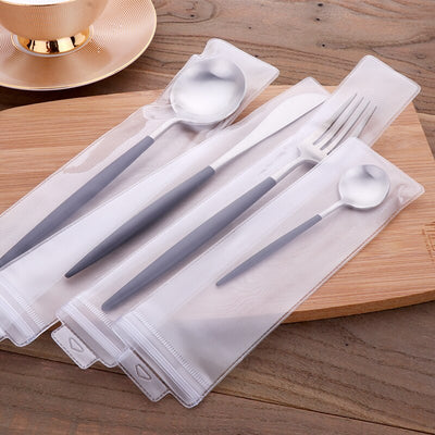 Elegant Stylish Flatware Set Service Matte Cutlery