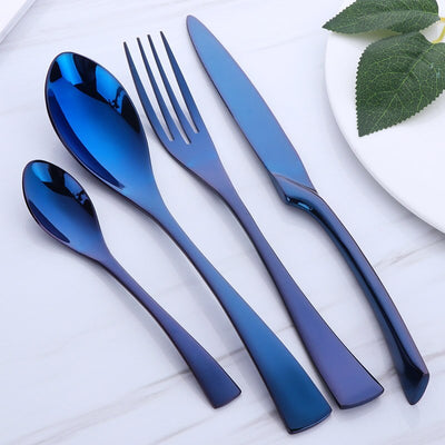 Buyer Star Tableware Stainless Steel Set include Forks Spoons Knives Set