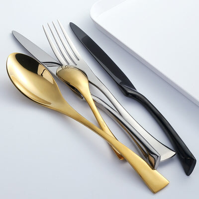 Buyer Star Tableware Stainless Steel Set include Forks Spoons Knives Set