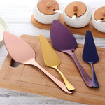 Buyerstar Stainless Steel Cake Knife Serve Set For Wedding Gold
