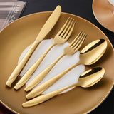 Buyer Star European Dinnerware Stainless Steel Western Cutlery 5 Pcs/Set Tableware