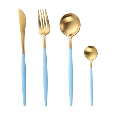 Stainless Steel Cutlery include Knife Fork Spoon Tableware