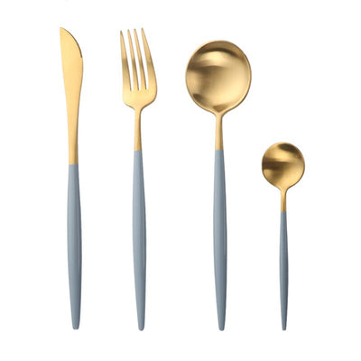 Stainless Steel Cutlery include Knife Fork Spoon Tableware