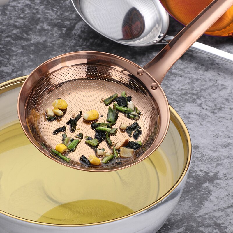 Buyer Star Colanders Strainers Stainless Steel Kitchen Utensil Cooking Silver Fine Mesh Wire Oil Skimmer