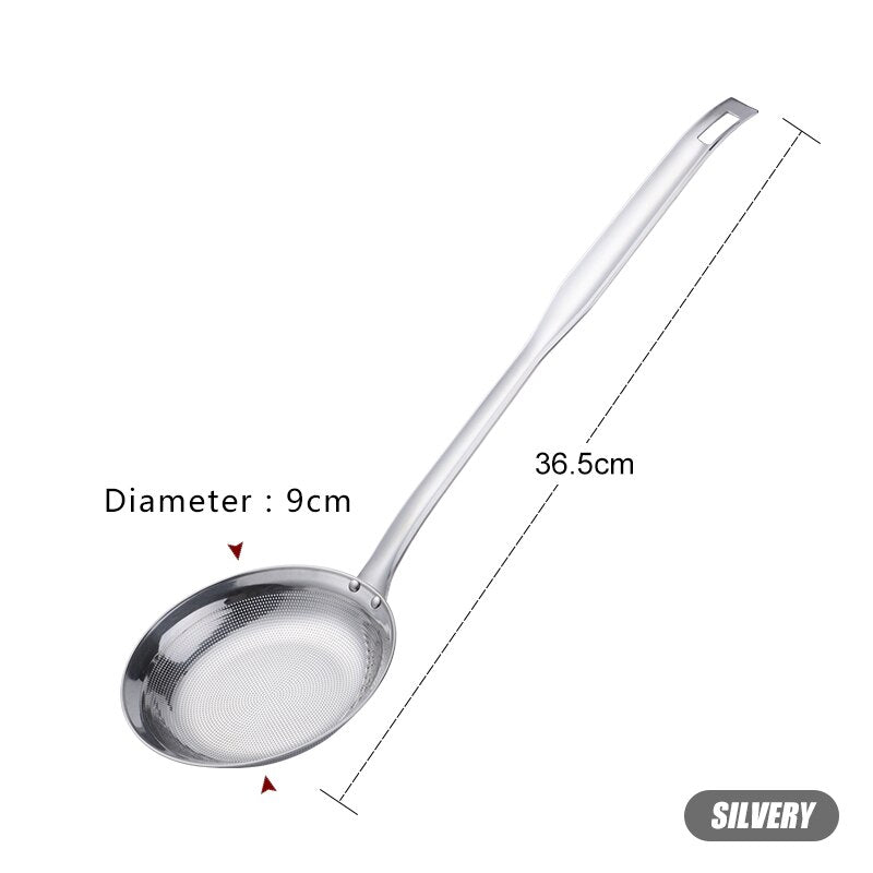 Buyer Star Colanders Strainers Stainless Steel Kitchen Utensil Cooking Silver Fine Mesh Wire Oil Skimmer