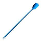 Colorful Long Handle Stainless Steel Dessert Spoon Ice Cream Shovel Mixing Spoon
