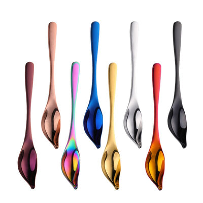 Buyerstar Waterdrop Sauce Spoon Oil Honey Ice Cream Cake Spoon
