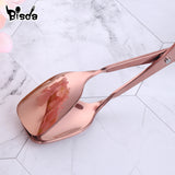 Creative kitchen utensils Food Clip Colorful Buffet Barbecue Cooking Tool Stainless Steel Bread Clip Gold Pastry Clamp Kit Tools