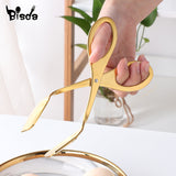 Creative kitchen utensils Food Clip Colorful Buffet Barbecue Cooking Tool Stainless Steel Bread Clip Gold Pastry Clamp Kit Tools