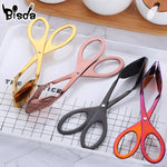 Creative kitchen utensils Food Clip Colorful Buffet Barbecue Cooking Tool Stainless Steel Bread Clip Gold Pastry Clamp Kit Tools