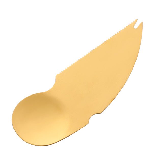 Buyerstar Kitchen fruit gadget Dig Spoon Knife Kiwi Peelers Scoop Cutter Passion fruit opener