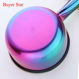 Buyerstar  Stainless steel Soup Ladle Pot Tableware Household Kitchen Accessories for Restaurant Hotel utensil