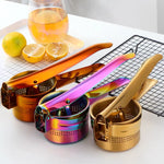 Buyer star Kitchen Tools Metal Lemon Squeezer Gold Stainless Steel Orange Juicer