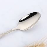 Accept Custom Logo Stainless Steel Wheat Cutlery for Wedding Banquet Tableware