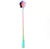 New Five Star Shape Colorful Dessert Spoon Coffee & Tea Honey Spoons Kitchen 304 Stainless Steel Mixing Milk Ice Scoop Tableware