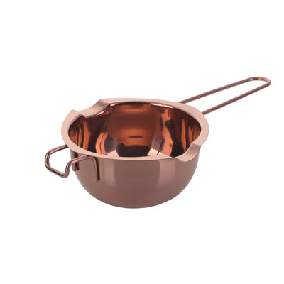 Stainless Steel Chocolate Melting Pot Long Handle Baking Heating Container