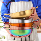 Buyerstar Stainless Steel Cooking Pot Soup Noodle Sea Food Pots Without Lid Kitchen Utensils