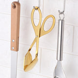 Stainless Steel Food Tongs Kitchen Utensils Anti Heat Bread Clip Barbecue Tools