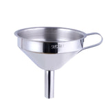 Stainless Steel Kitchen Funnel with Detachable Filter Kitchen Tools Useful Oil Liquid Funnel Wide Mouth Funnel for Canning Wine