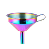 Stainless Steel Kitchen Funnel with Detachable Filter Kitchen Tools Useful Oil Liquid Funnel Wide Mouth Funnel for Canning Wine