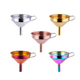 Stainless Steel Kitchen Funnel with Detachable Filter Kitchen Tools Useful Oil Liquid Funnel Wide Mouth Funnel for Canning Wine