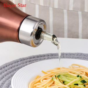 Buyerstar Stainless Steel Olive Oil Bottle  Grill BBQ Vinegar can Gravy Boat kitchen gadgets