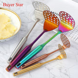 Buyerstar Stainless Steel Potato Masher Kitchen Utensils