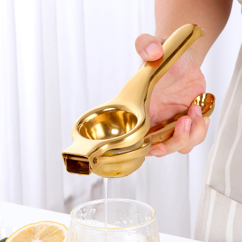 Buyer Star Lemon Squeezer Stainless Steel Fruit Juice Reamers Fast Handle Press Multifunctional Tool