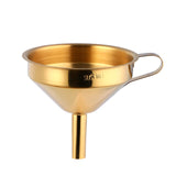 Buyerstar Stainless Steel Oil Funnel with Removable Strainer Rainbow Cone Funnel